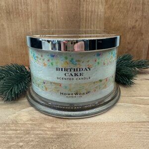 HomeWorx by Slatkin & Co Birthday Cake 18oz 4 Wick Candle